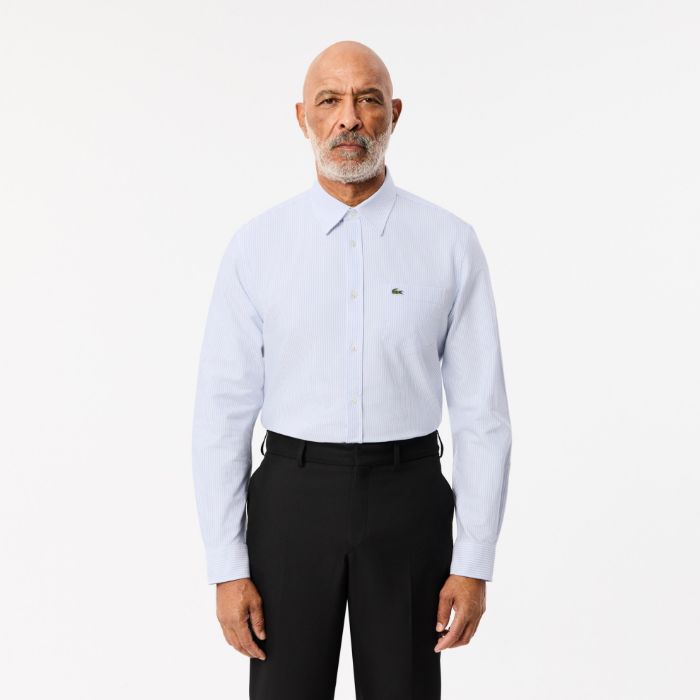 Εικόνα της Ανδρικό Oxford Pocket Ριγέ Πουκάμισο Regular Fit