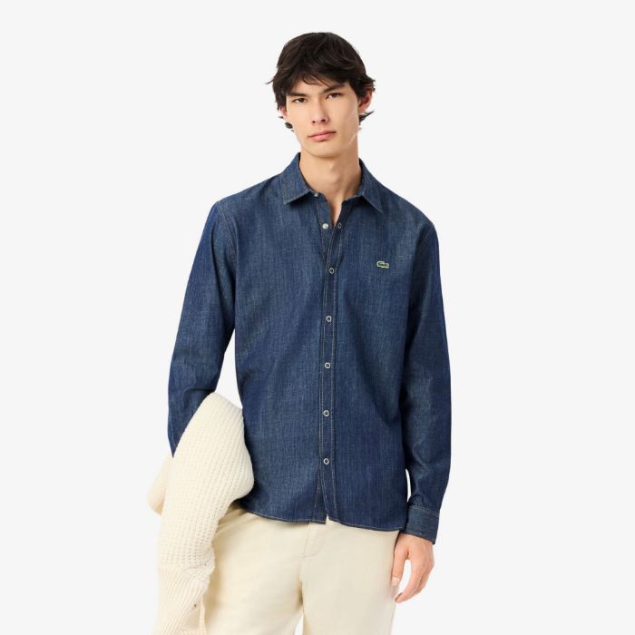 Εικόνα της Ανδρικό Lightweight Denim Πουκάμισο Regular Fit