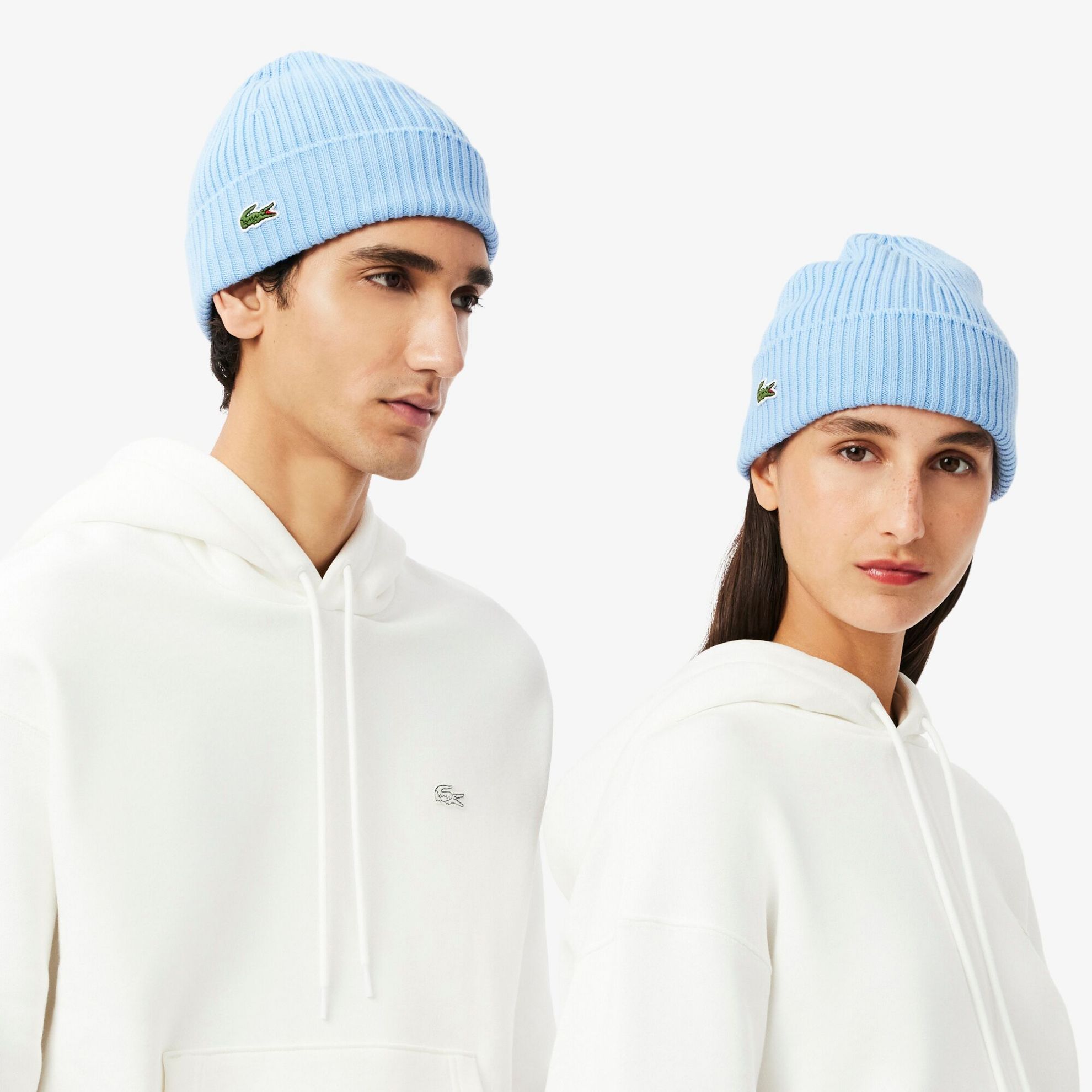 Εικόνα της Unisex Lacoste Ribbed Μάλλινος Σκούφος