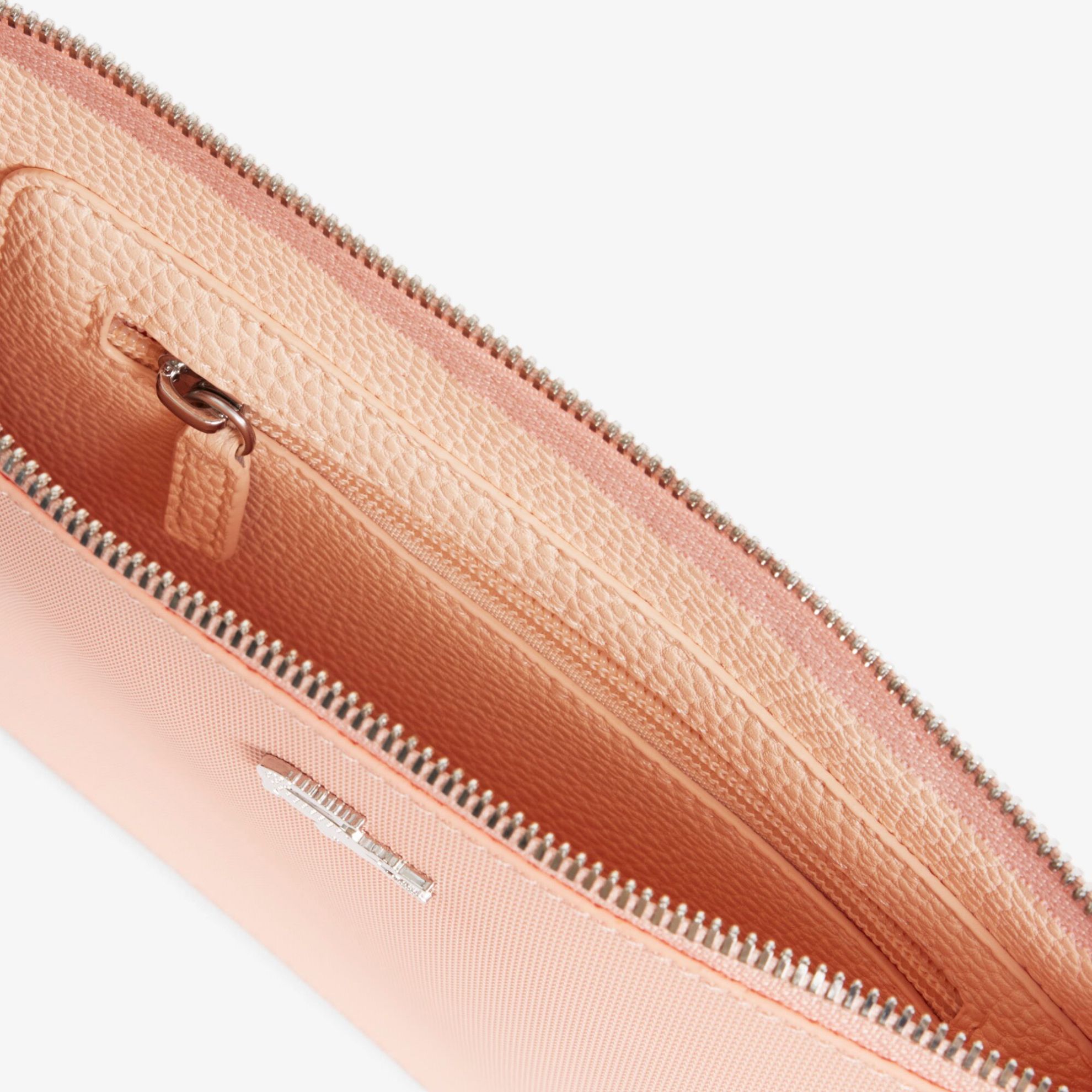 Εικόνα της Unisex Anna Coated Piqué Canvas Clutch με Φερμουάρ