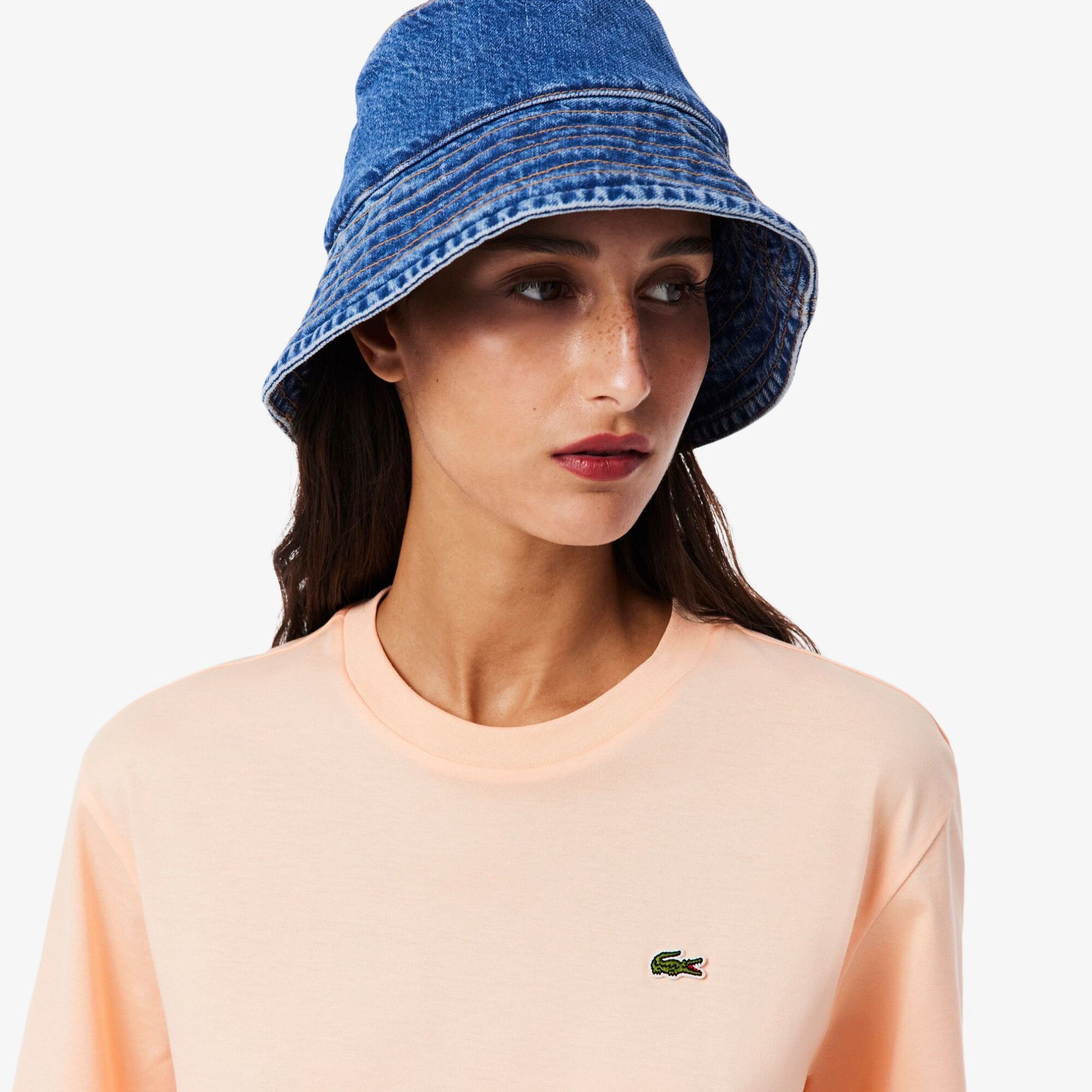 Εικόνα της Γυναικείο Lightweight Cotton Pima Jersey T-shirt Relaxed Fit