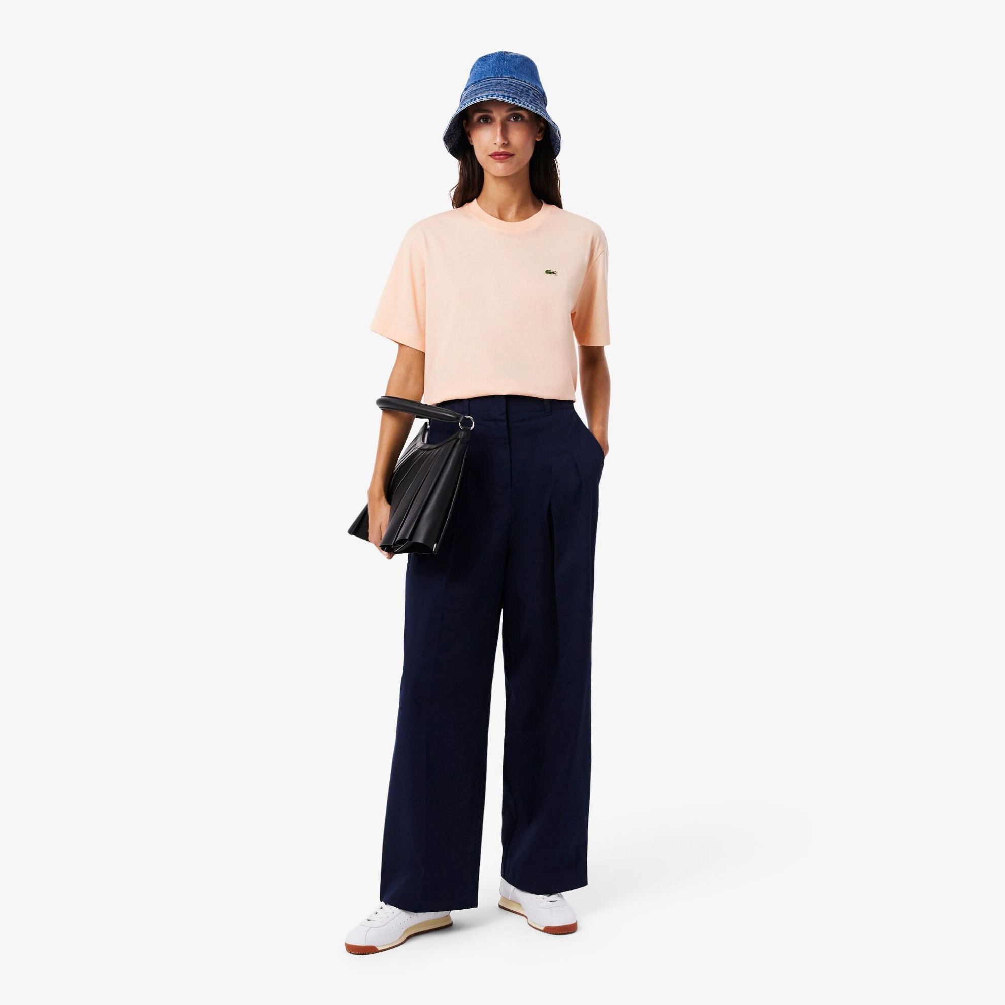 Εικόνα της Γυναικείο Lightweight Cotton Pima Jersey T-shirt Relaxed Fit