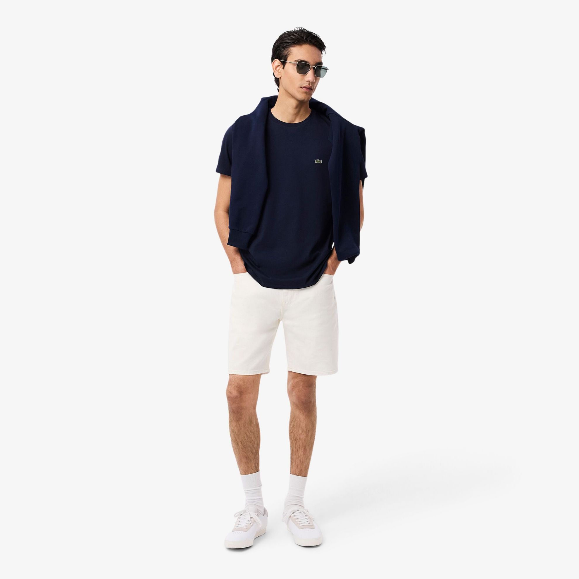 Εικόνα της Ανδρικό T-shirt Pima Cotton Jersey με Λαιμόκοψη