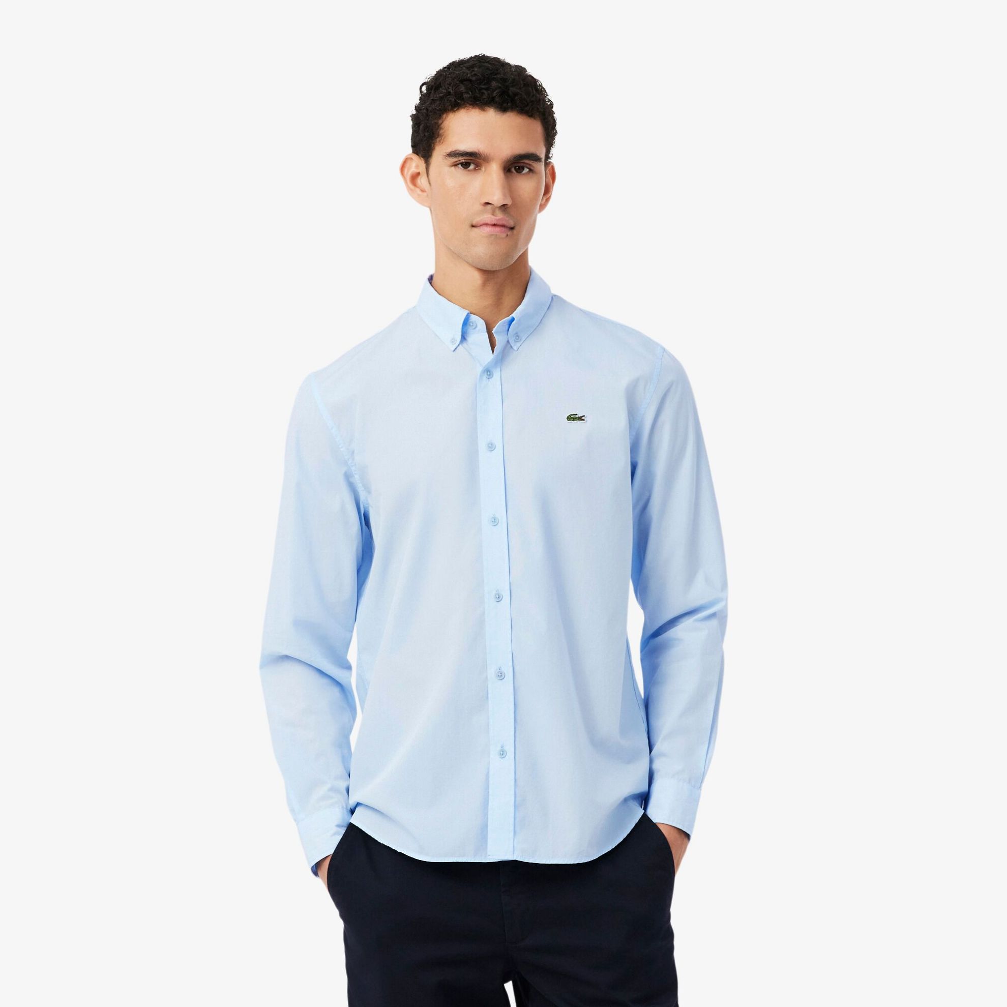 Εικόνα της Aνδρικό Stretch Poplin Πουκάμισο Regular Fit