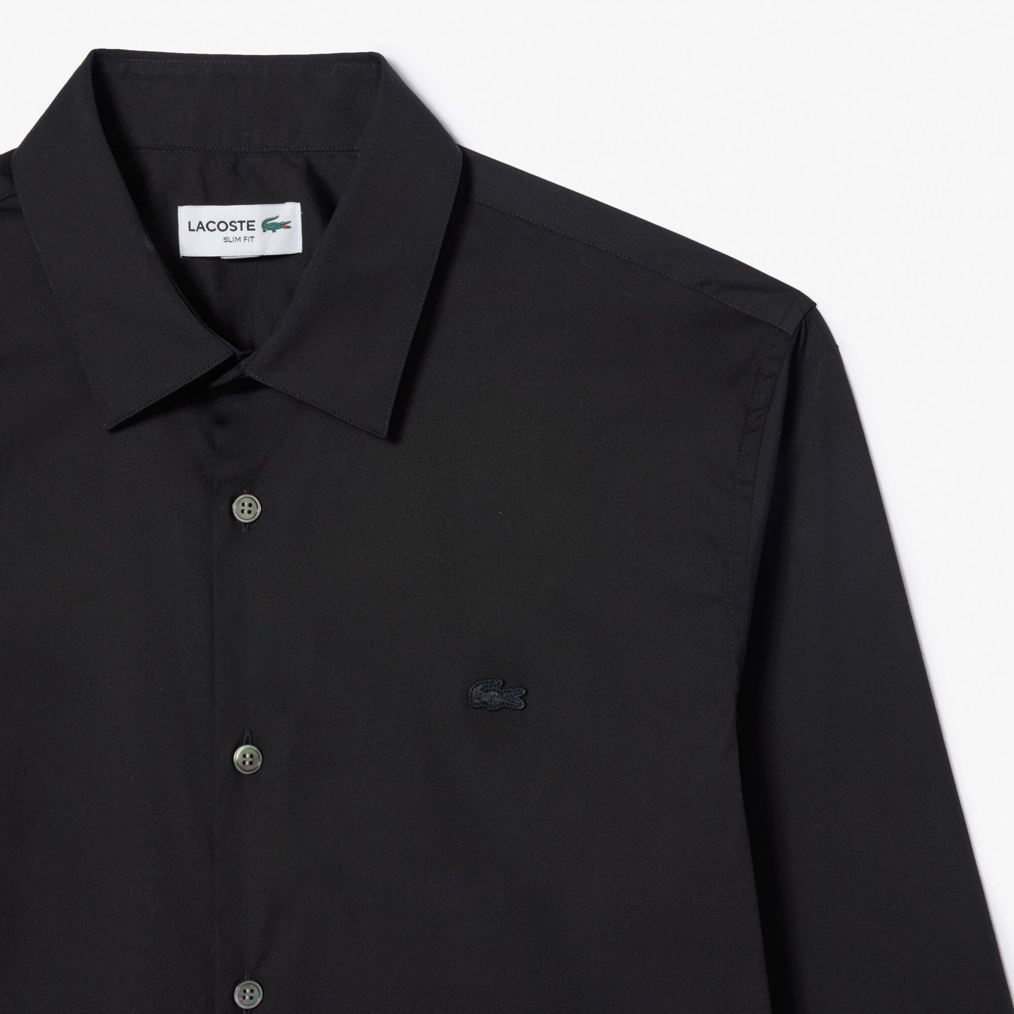 Εικόνα της Ανδρικό French Collar Cotton Poplin Πουκάμισο Slim Fit