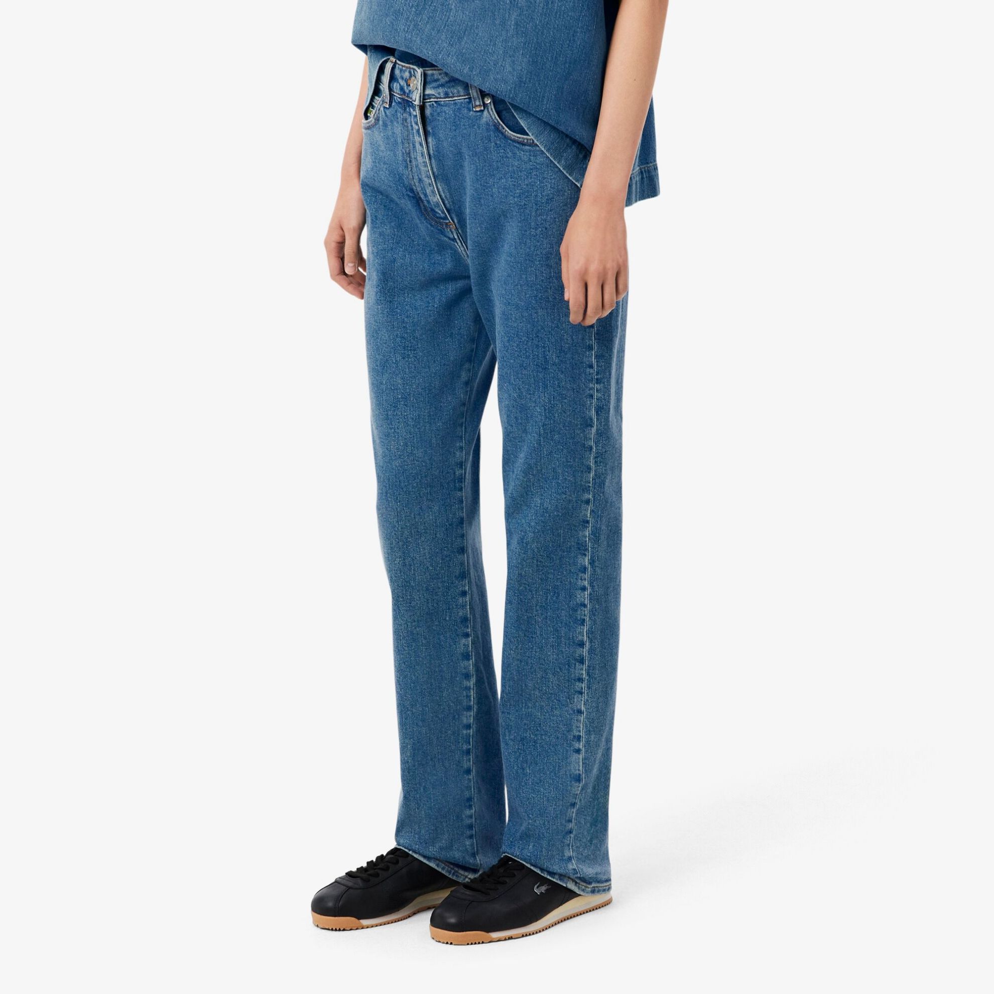 Εικόνα της Γυναικείο 5 Pocket Jeans Straight Fit