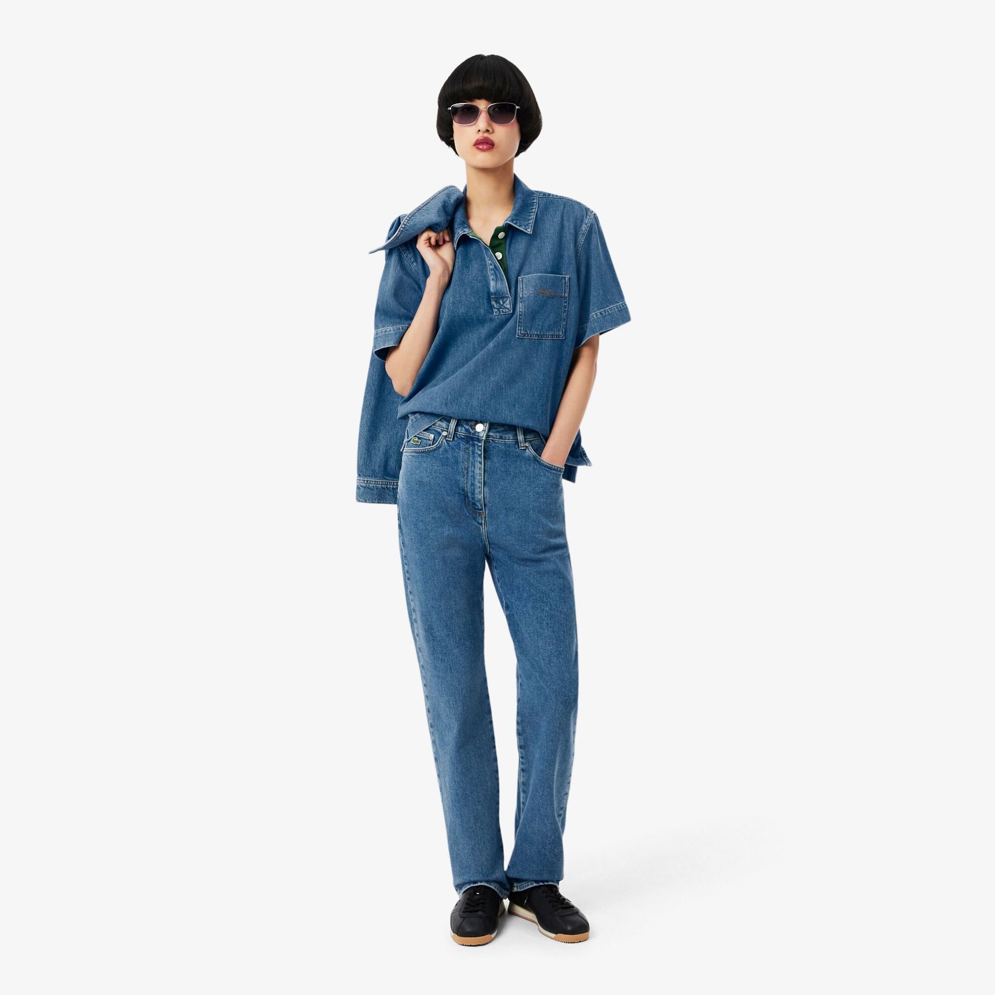 Εικόνα της Γυναικείο 5 Pocket Jeans Straight Fit