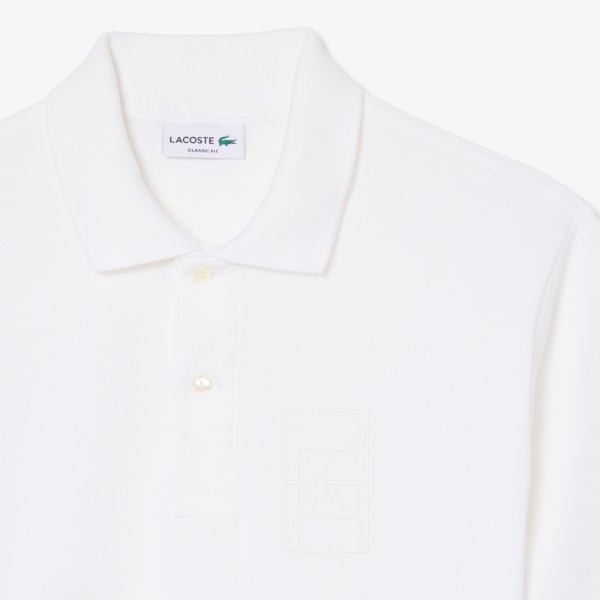 Εικόνα της Ανδρική Embroidery Detail Petit Pique Polo Μπλούζα Classic Fit