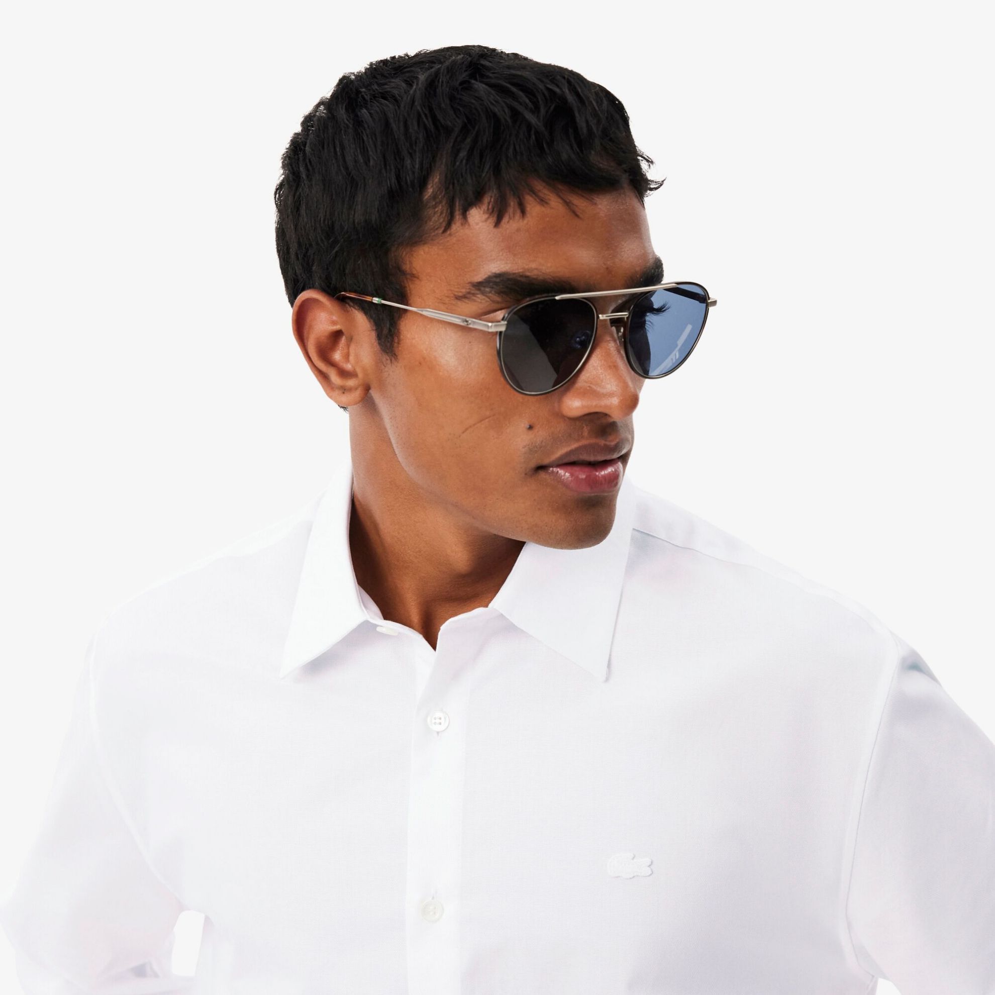 Εικόνα της Ανδρικό Textured Βαμβακερό Πουκάμισο Regular Fit