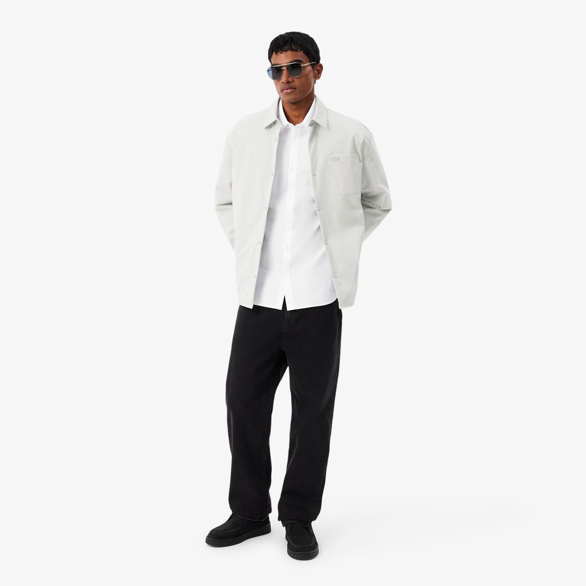 Εικόνα της Ανδρικό Textured Βαμβακερό Πουκάμισο Regular Fit