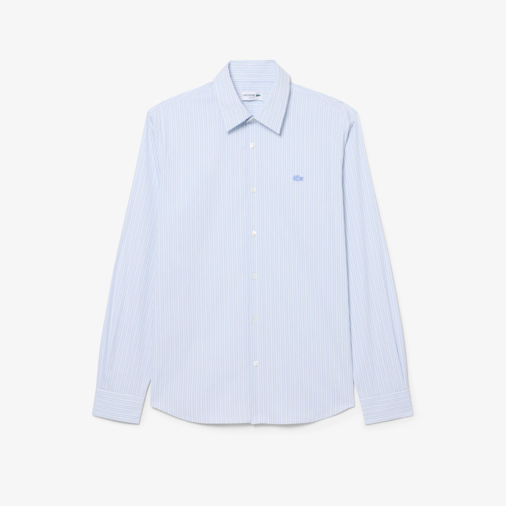 Εικόνα της Ανδρικό Slim Fit Striped Stretch Poplin Πουκάμισο