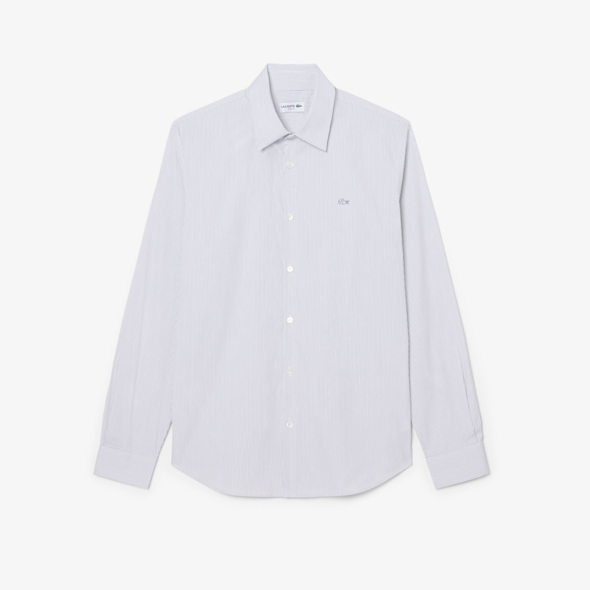 Εικόνα της Ανδρικό Striped Pinpoint Πουκάμισο Slim Fit