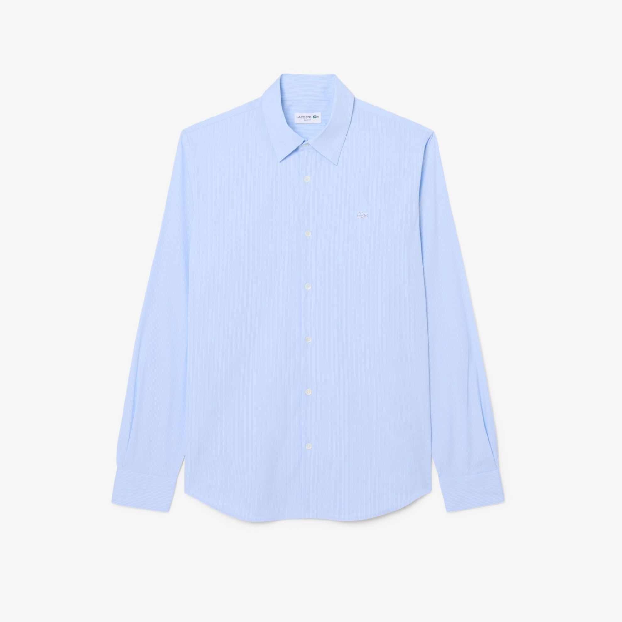 Εικόνα της Ανδρικό Striped Pinpoint Πουκάμισο Slim Fit