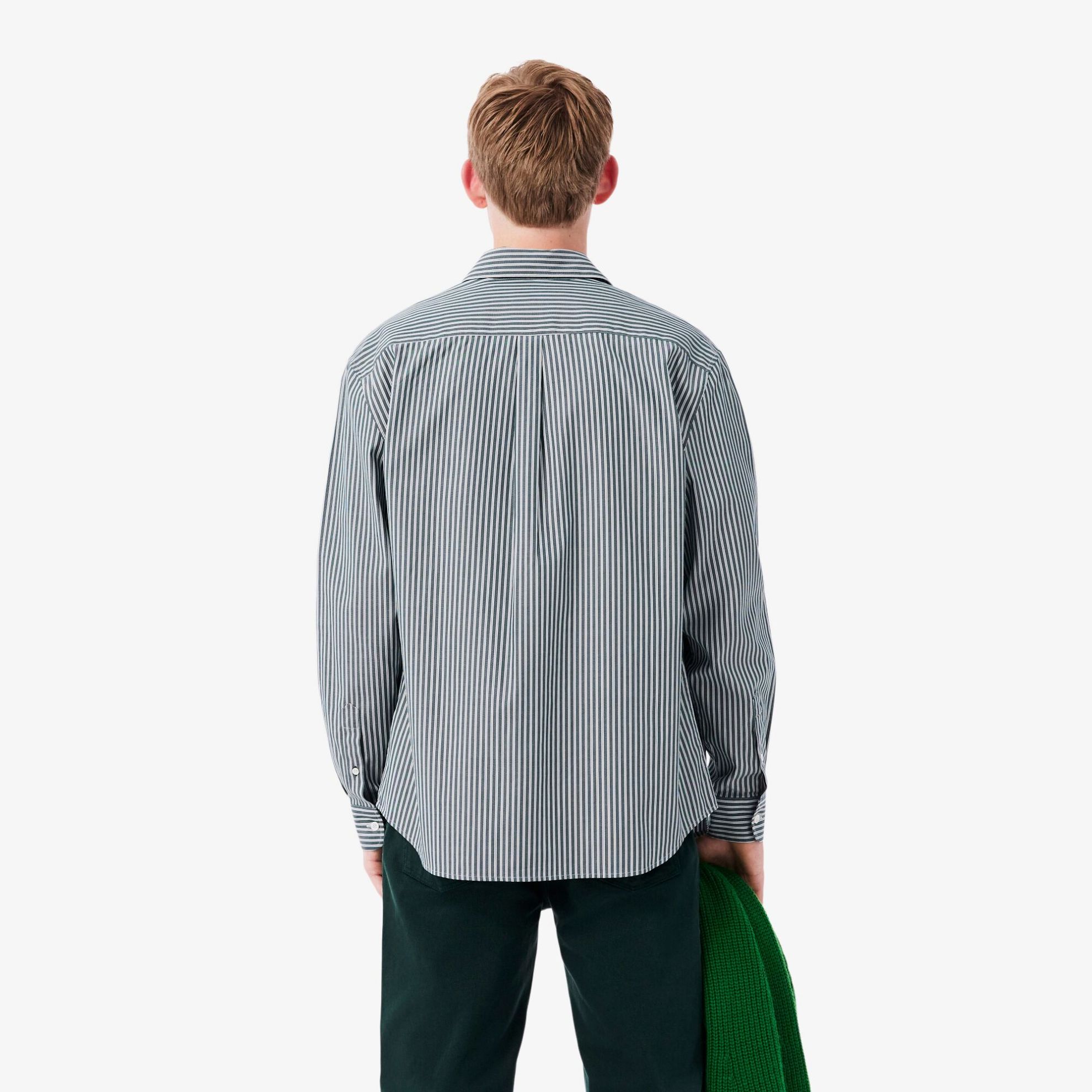 Εικόνα της Ανδρικό Striped Pinpoint Πουκάμισο Regular Fit