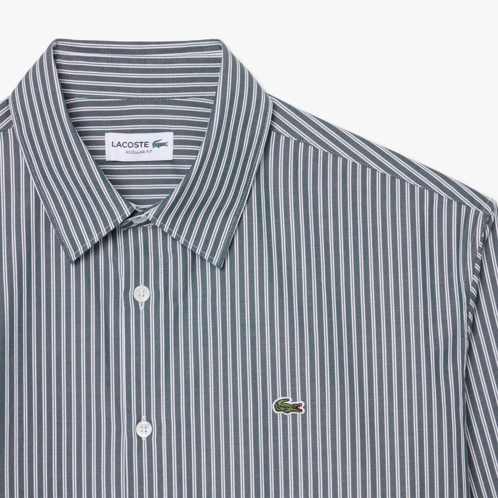 Εικόνα της Ανδρικό Striped Pinpoint Πουκάμισο Regular Fit