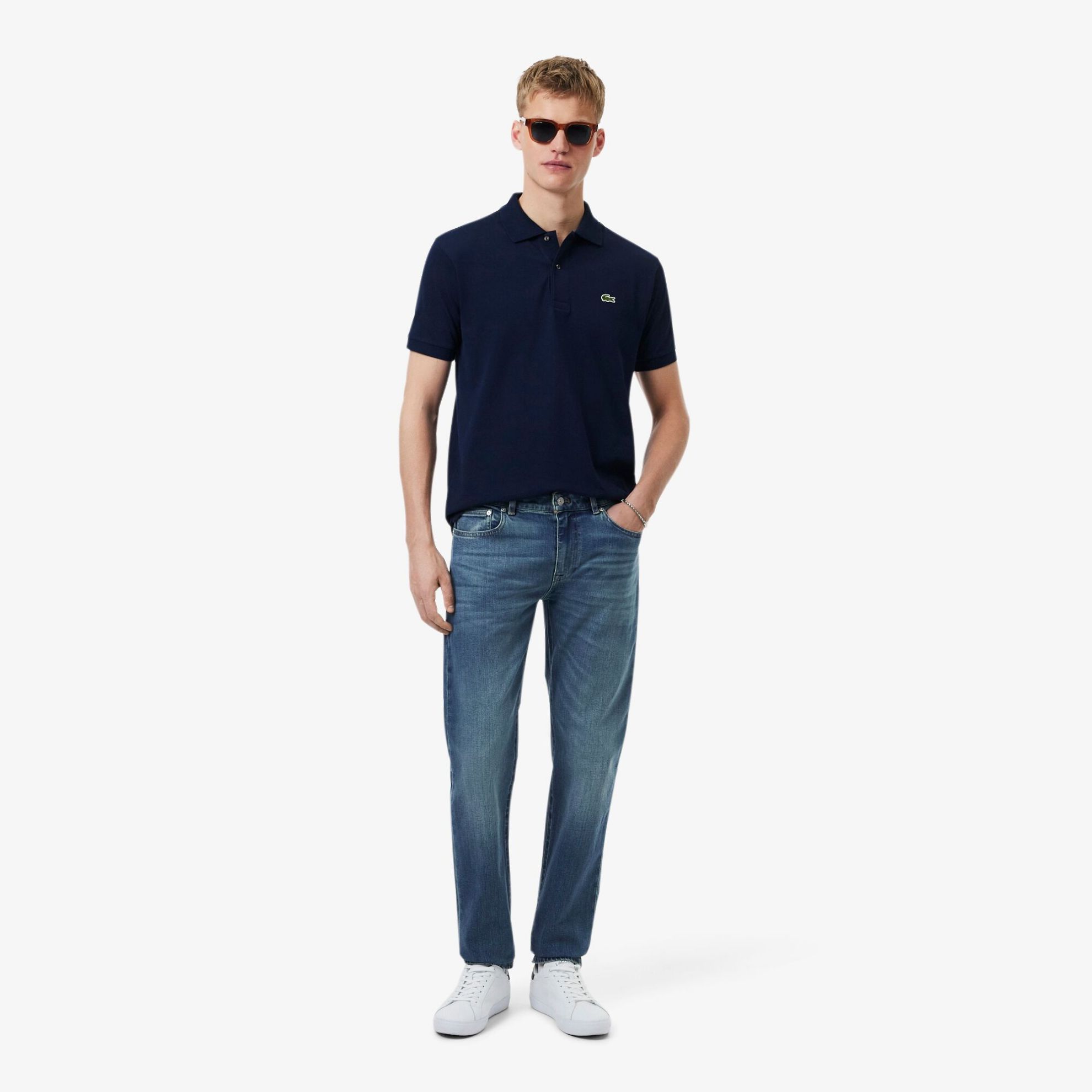 Εικόνα της Ανδρικό 5 Pocket Indigo Jeans Slim Fit Long 34