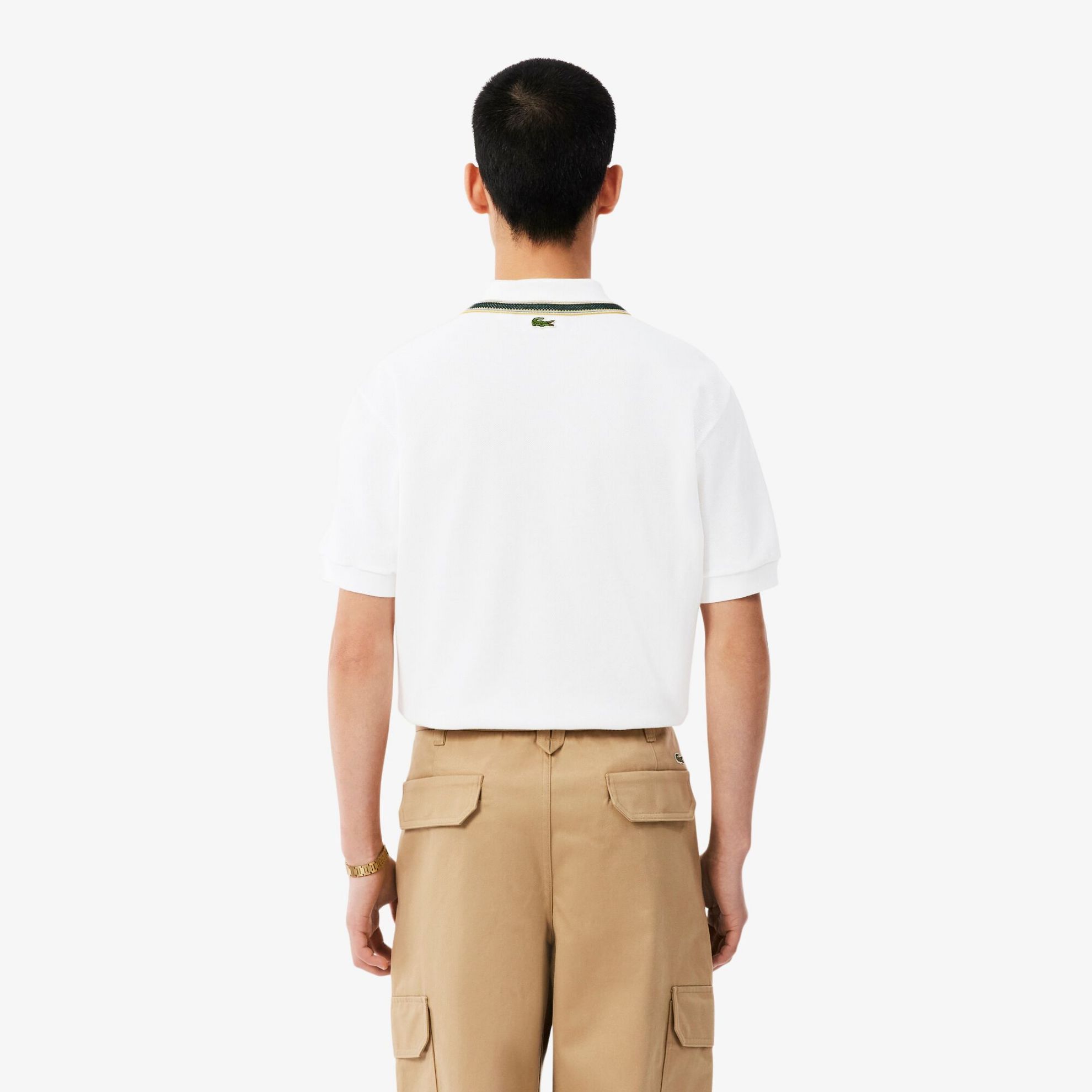 Εικόνα της Ανδρική Made In France Badge Accent Polo Μπλούζα Classic Fit
